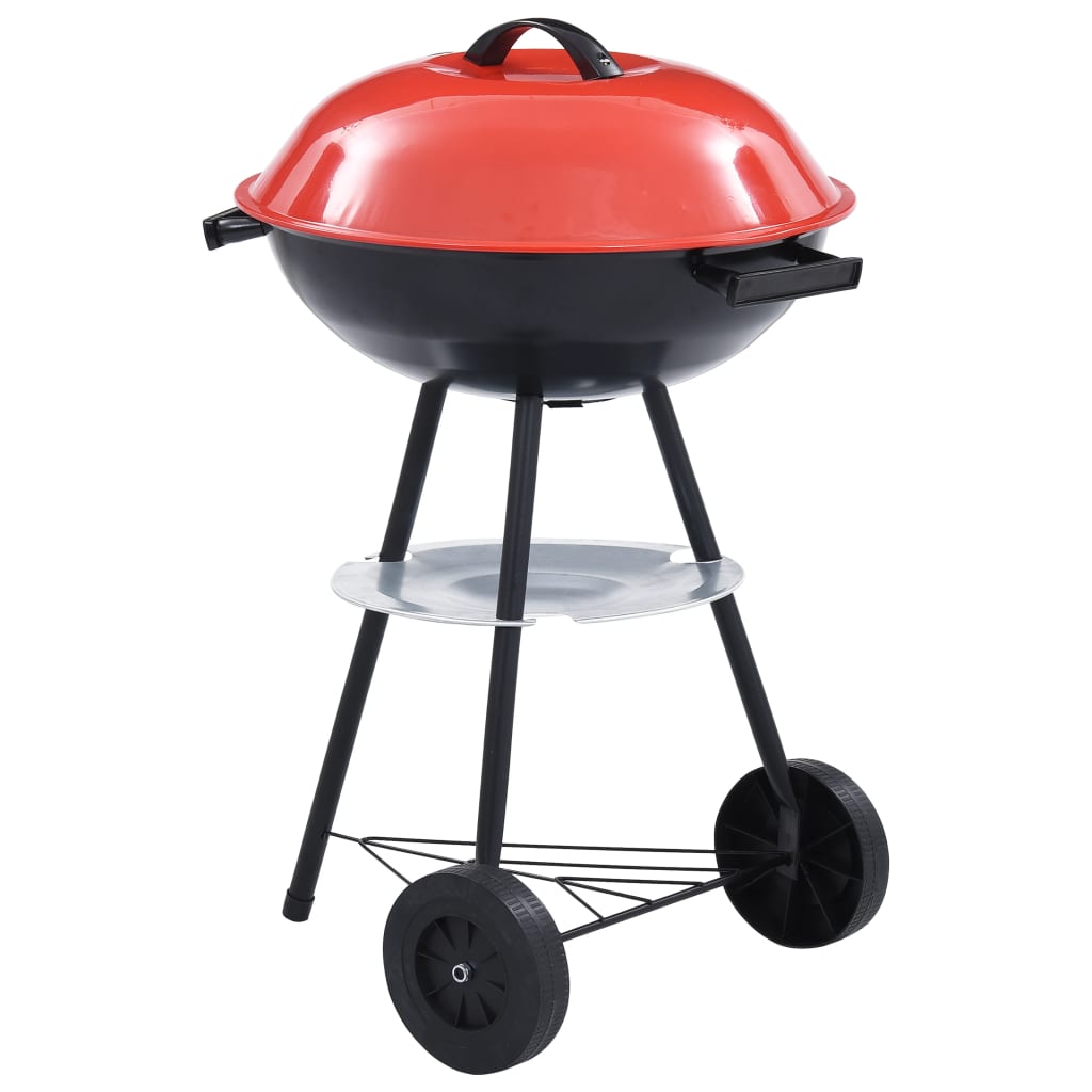 vidaXL kulgrill med hjul str. XXL transportabel 44 cm