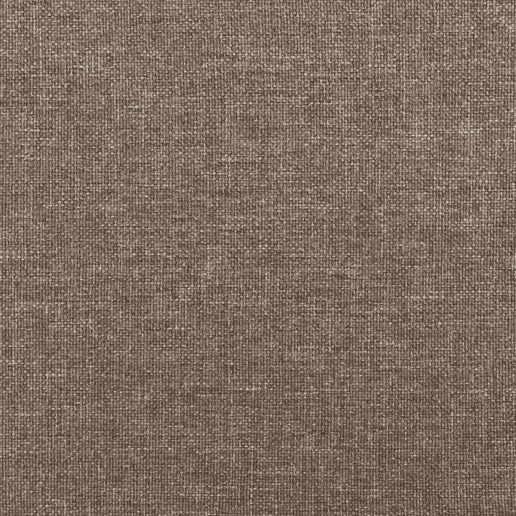 vidaXL kontinentalseng med madras 90x200 cm stof gråbrun