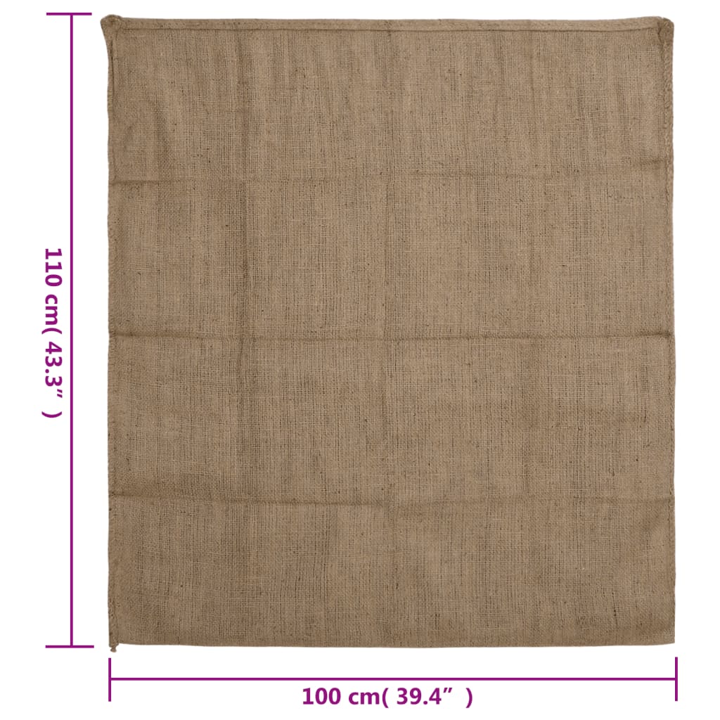 vidaXL jutesække 30 stk. 100x110 cm 100 % jute 340 g/m2