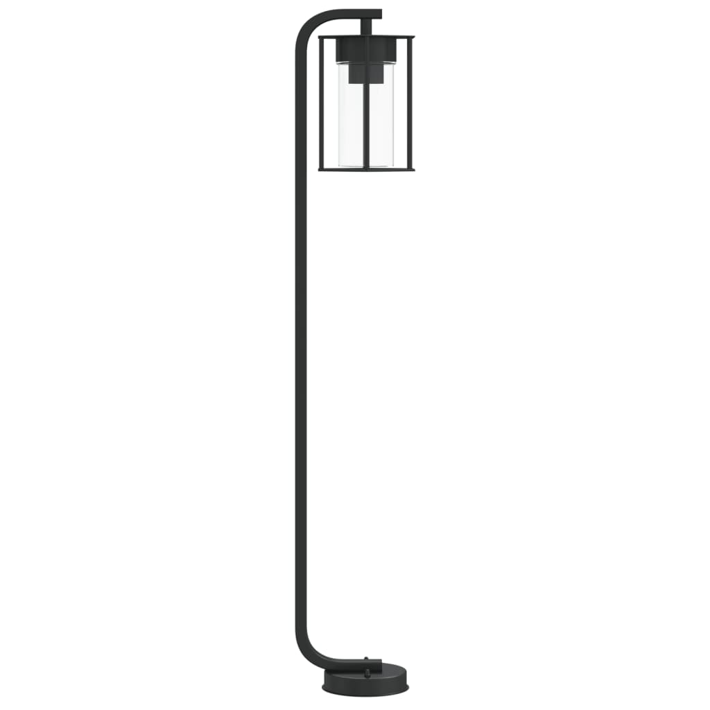 vidaXL udendørs standerlamper 3 stk. 100 cm rustfrit stål sort