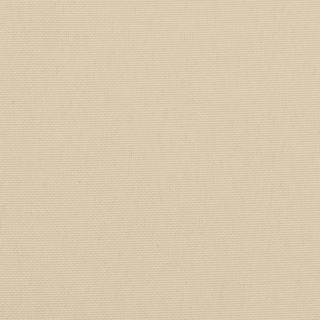 vidaXL hynder til havebænk 2 stk. 180x50x7 cm oxfordstof beige