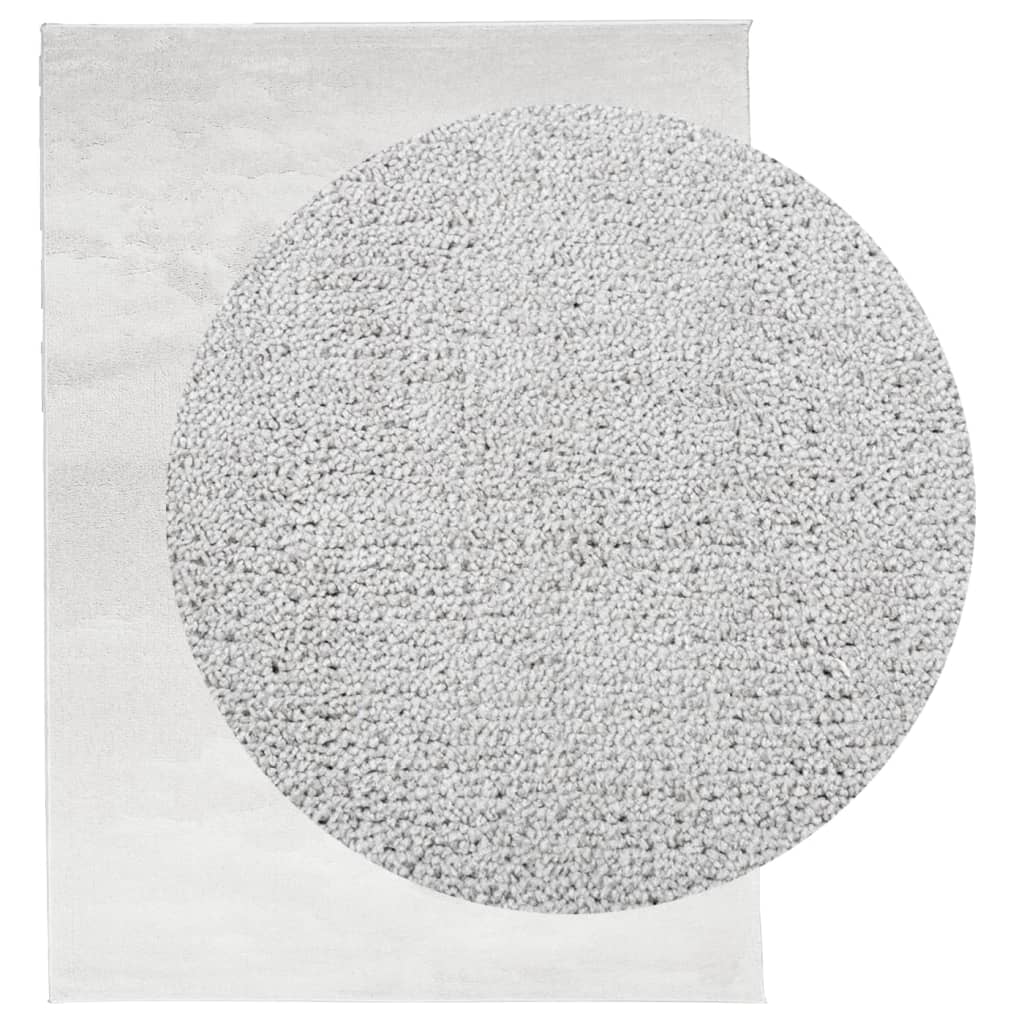 vidaXL gulvtæppe OVIEDO 240x340 cm kort luv grå