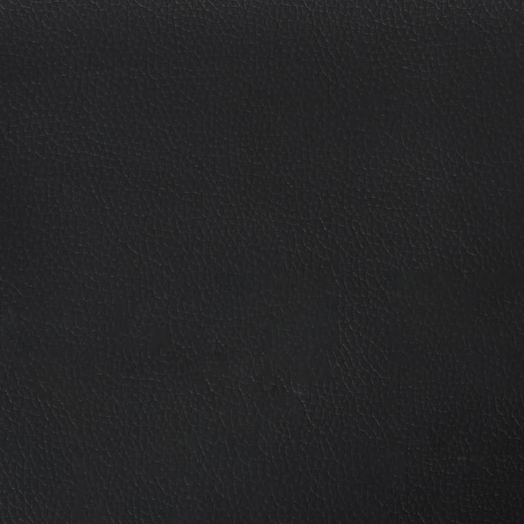 vidaXL springmadras med pocketfjedre 140x200x20 cm kunstlæder sort