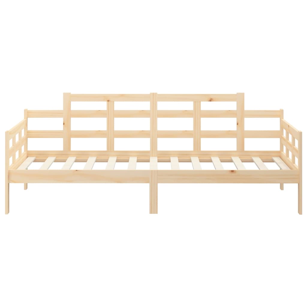 vidaXL daybed massivt fyrretræ 90x190 cm