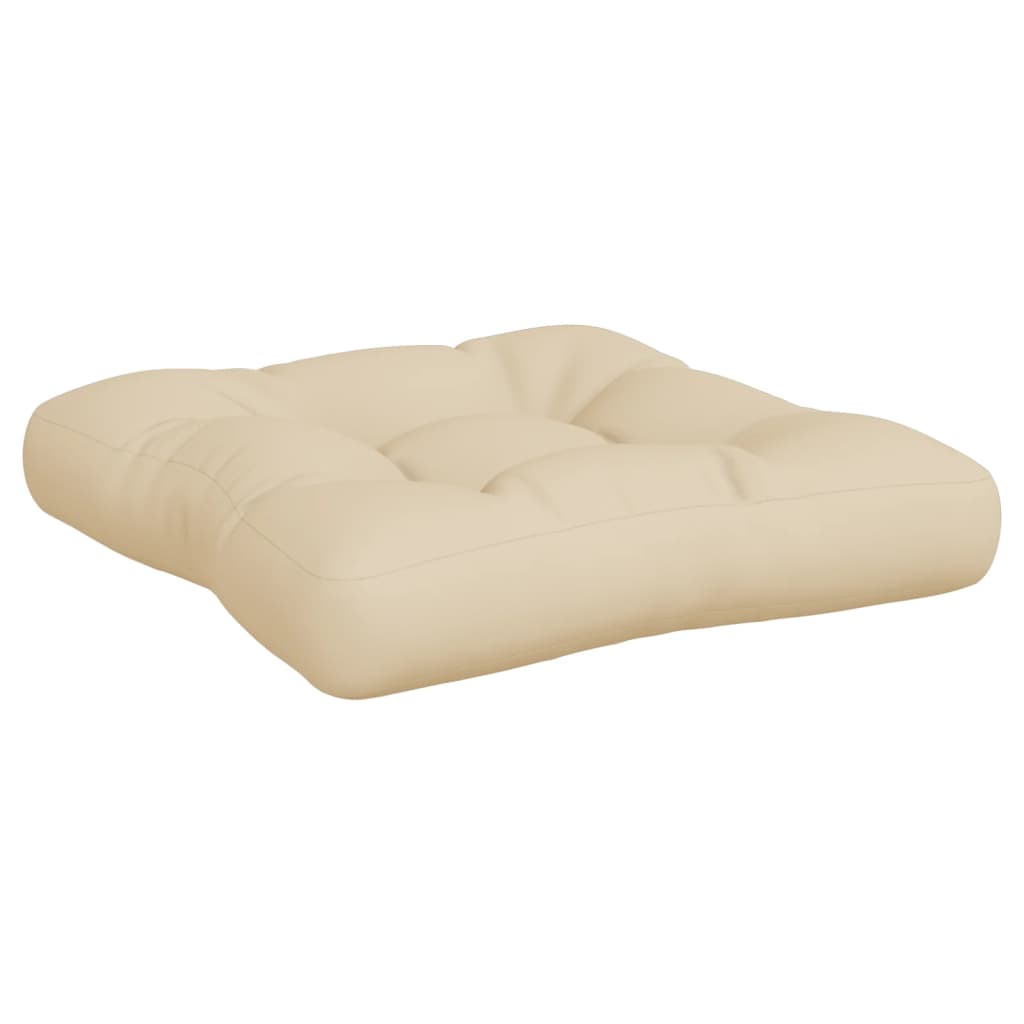 vidaXL pallehynder 2 stk. stof beige