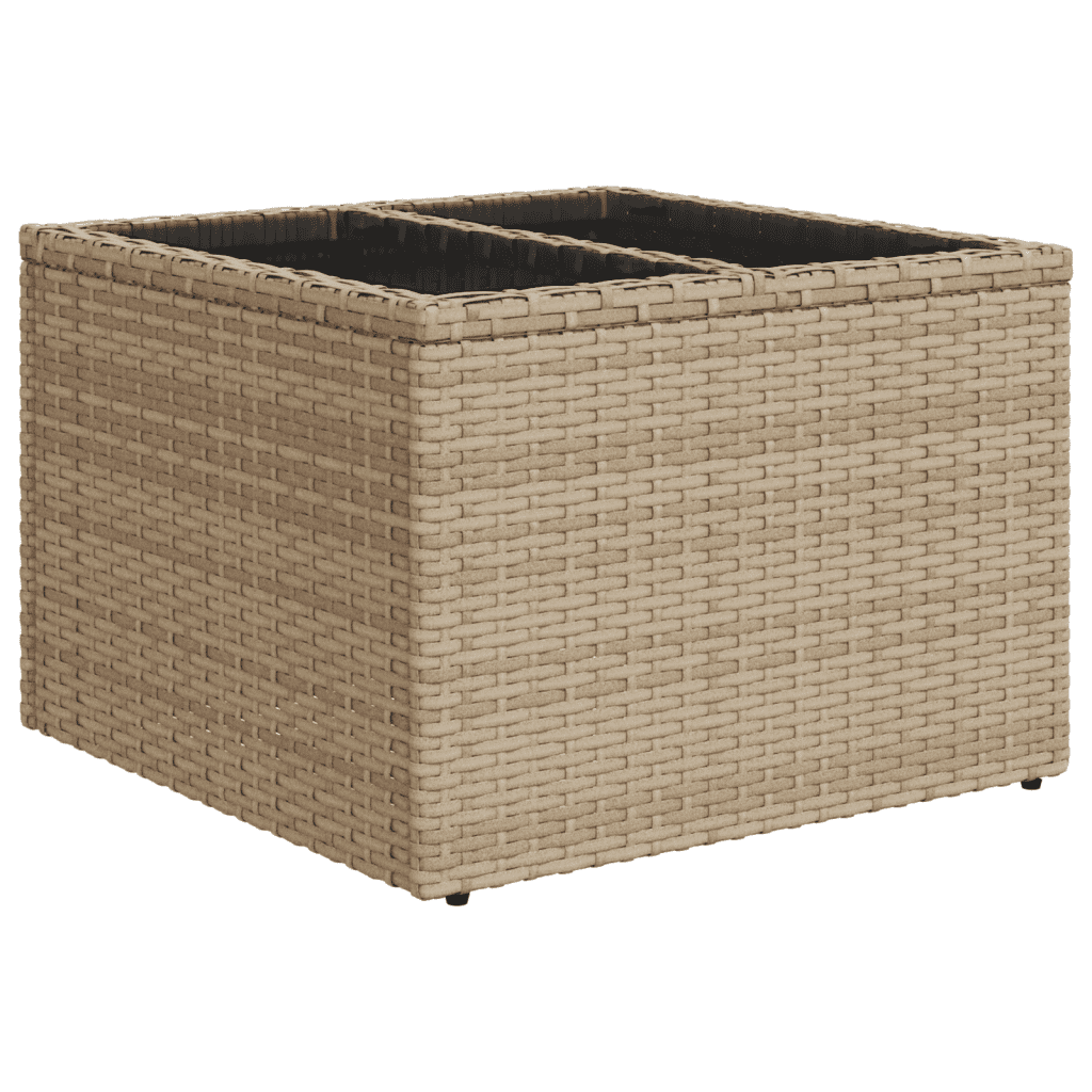 vidaXL sofasæt til haven 11 dele med hynder polyrattan beige