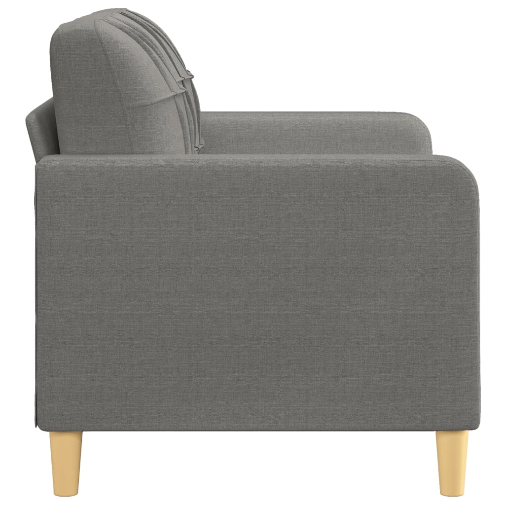 vidaXL 2-personers sofa 120 cm stof mørkegrå