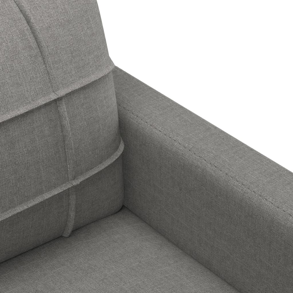 vidaXL 2-personers sofa 120 cm stof mørkegrå