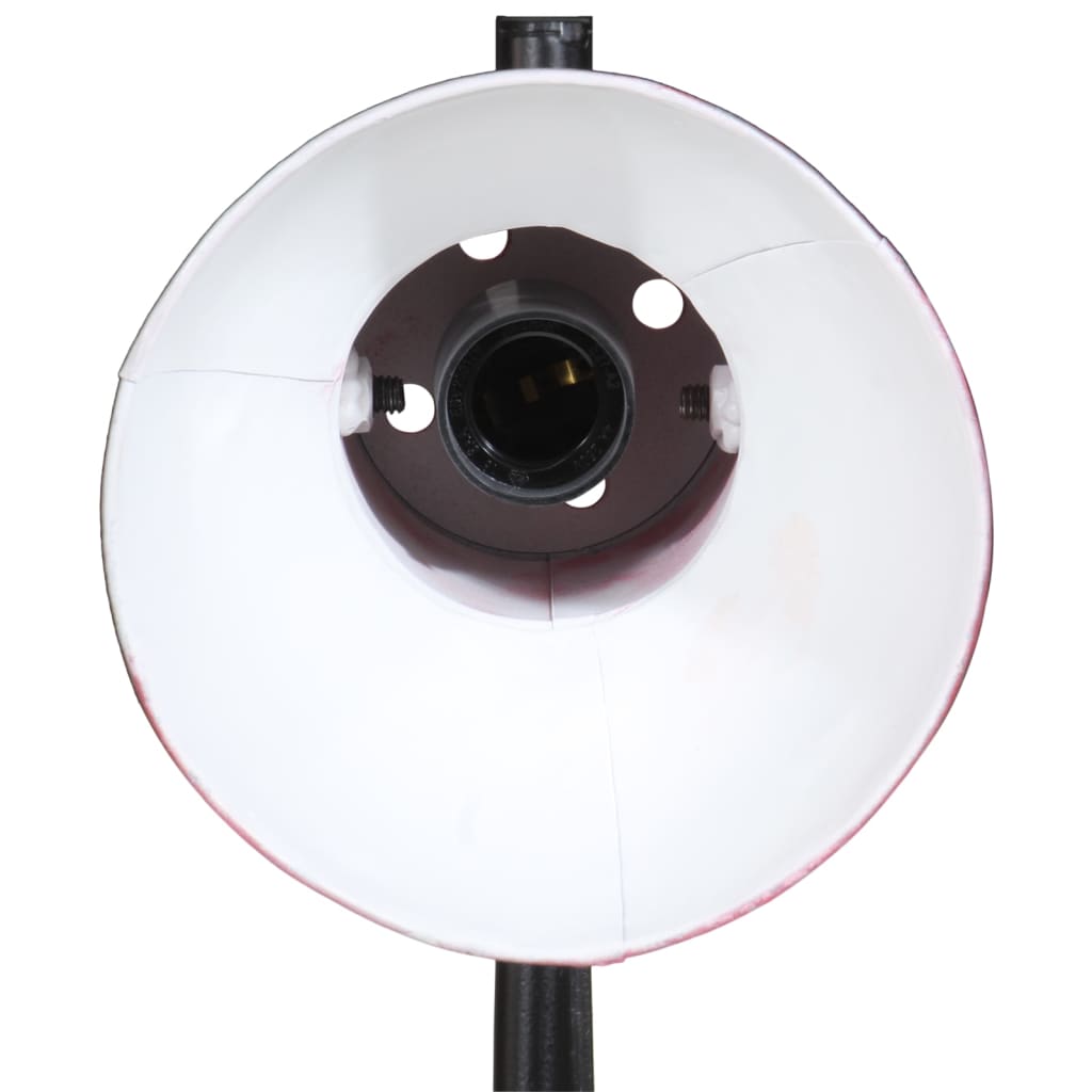 vidaXL gulvlampe 25 W 25x25x90/160 cm E27 rustik rød