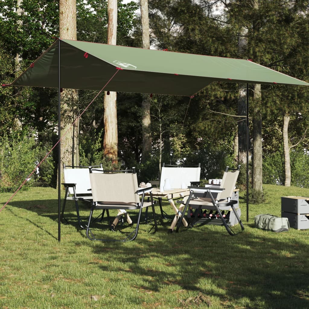 vidaXL tarp 400x294 cm vandtæt grøn