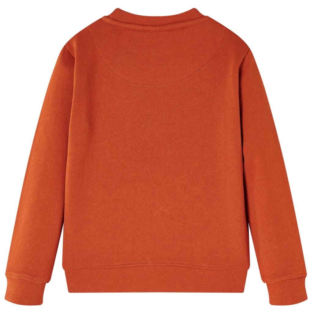 Sweatshirt til børn lys rustfarvet str. 92