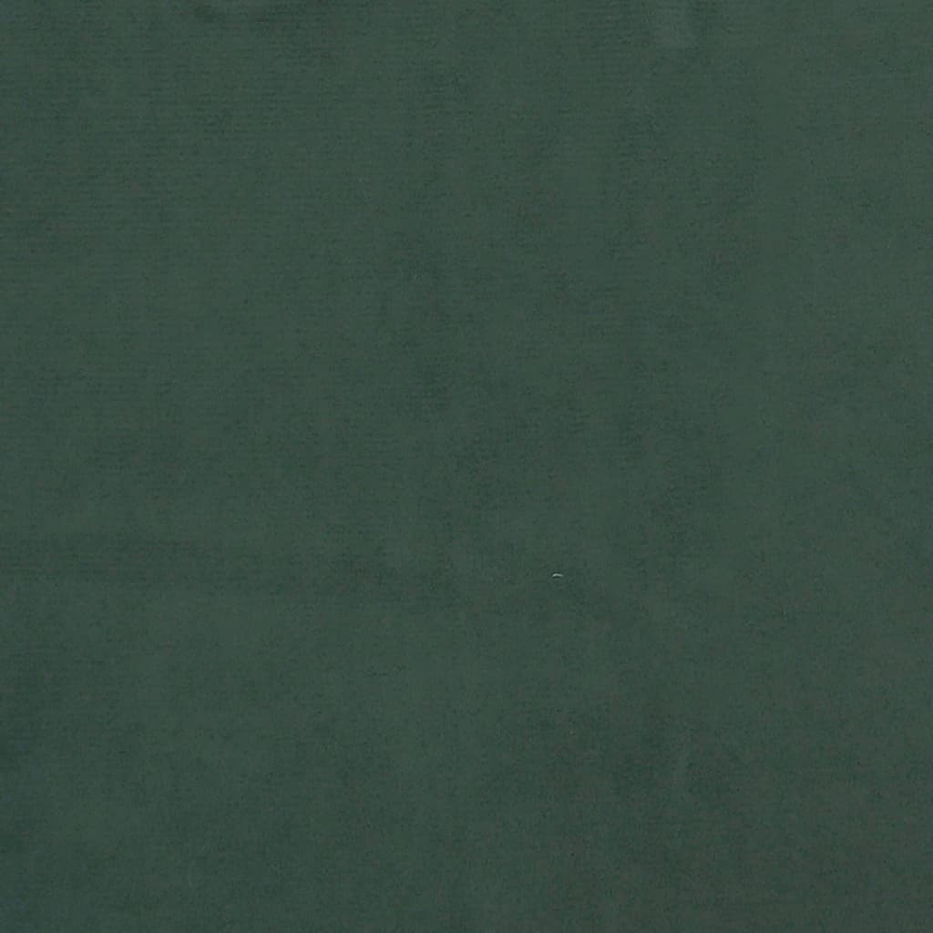 vidaXL sengegavle 2 stk. 72x7x78/88 cm fløjl mørkegrøn