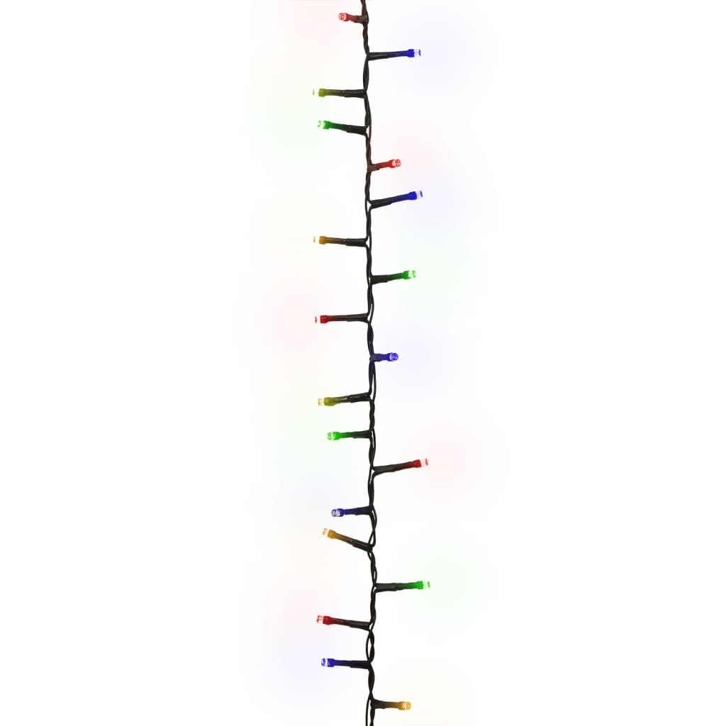 vidaXL kompakt LED-lyskæde 1000 LED'er 25 m PVC flerfarvet lys