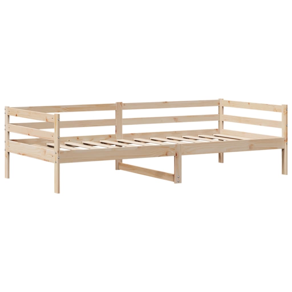 vidaXL daybed med skuffer 90x200 cm massivt fyrretræ