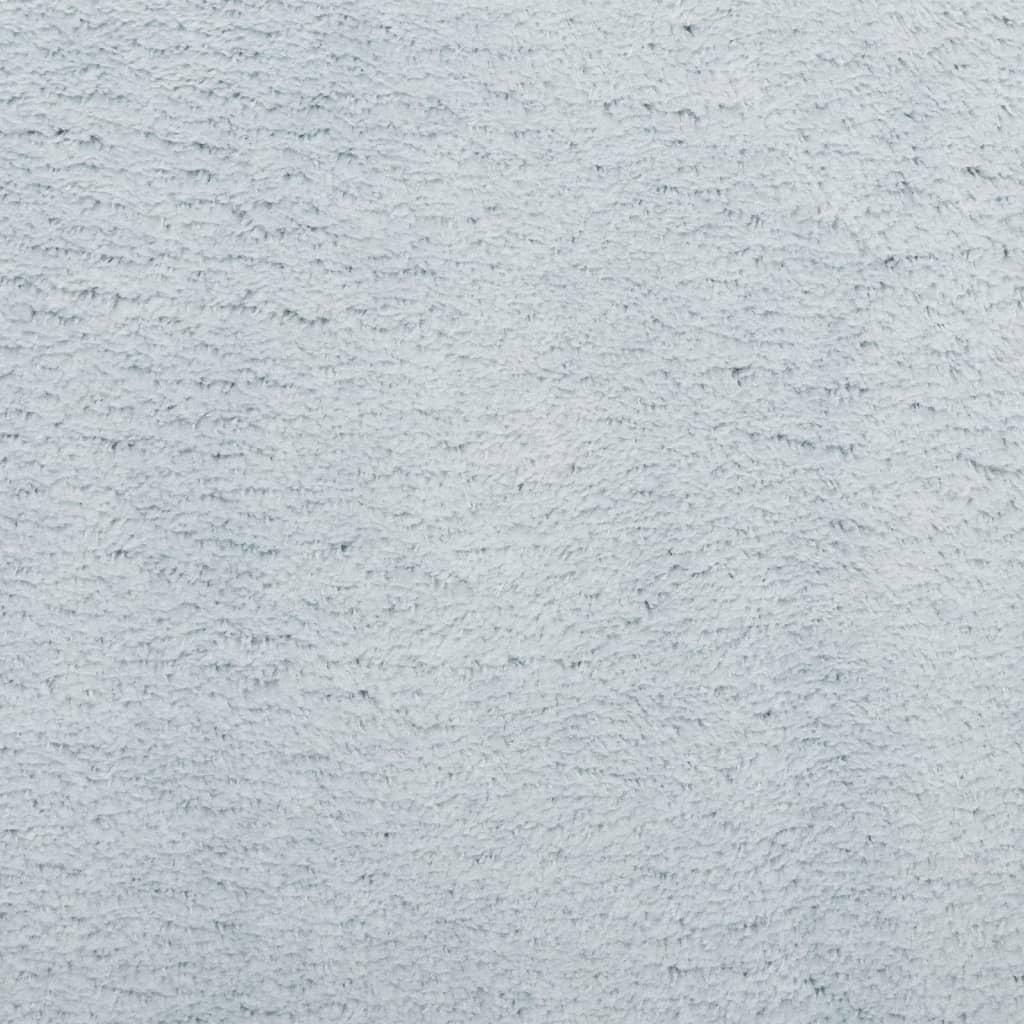 vidaXL gulvtæppe HUARTE 160x230 cm kort luv og vaskbart blå