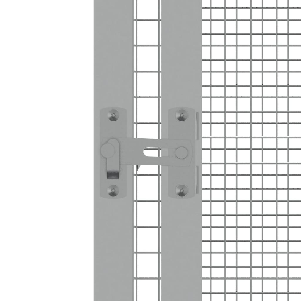 vidaXL fuglebur 302,5x324,5x211,5 cm galvaniseret stål antracitgrå