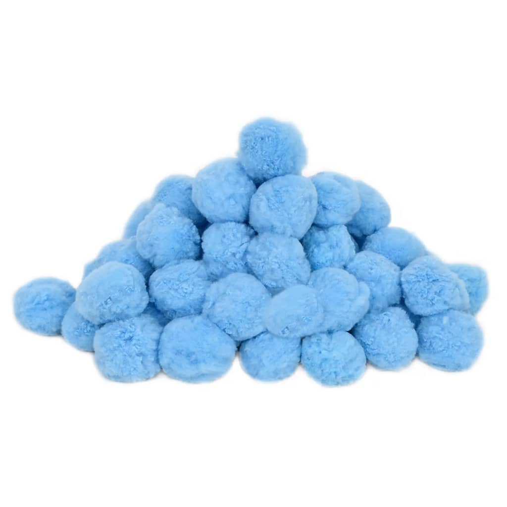 vidaXL filterkugler til pool 700 g antibakteriel polyethylen blå