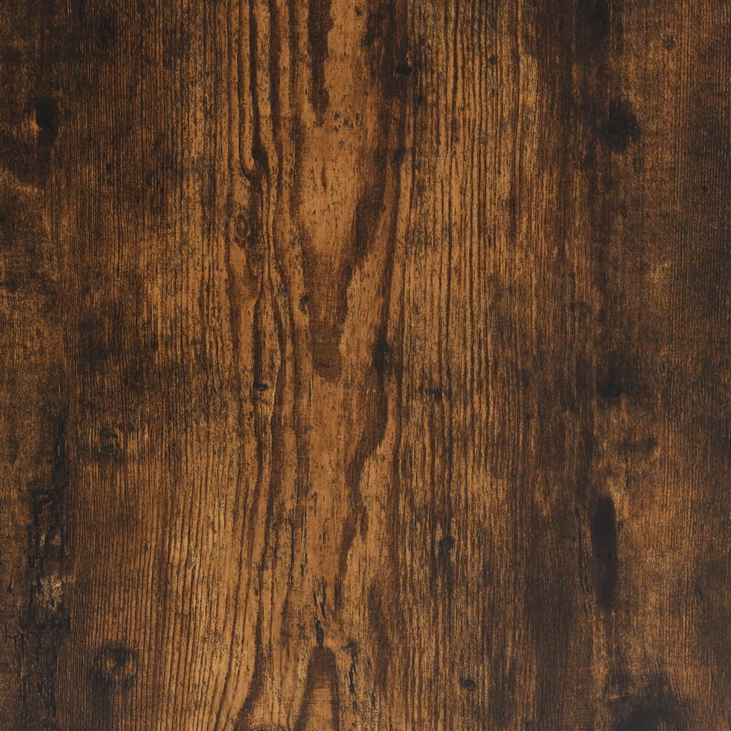 vidaXL reol 69,5x32,5x180 cm konstrueret træ røget egetræsfarve