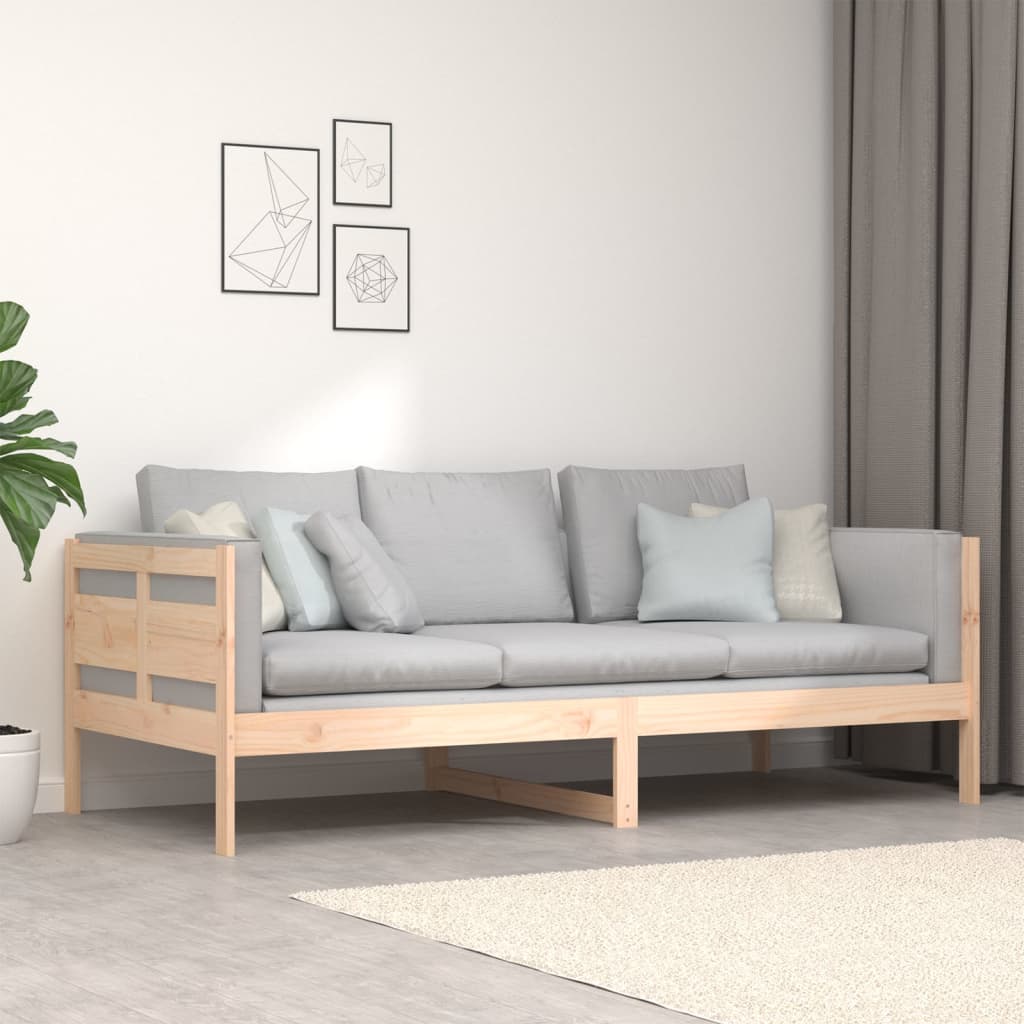 vidaXL daybed 90x200 cm massivt fyrretræ