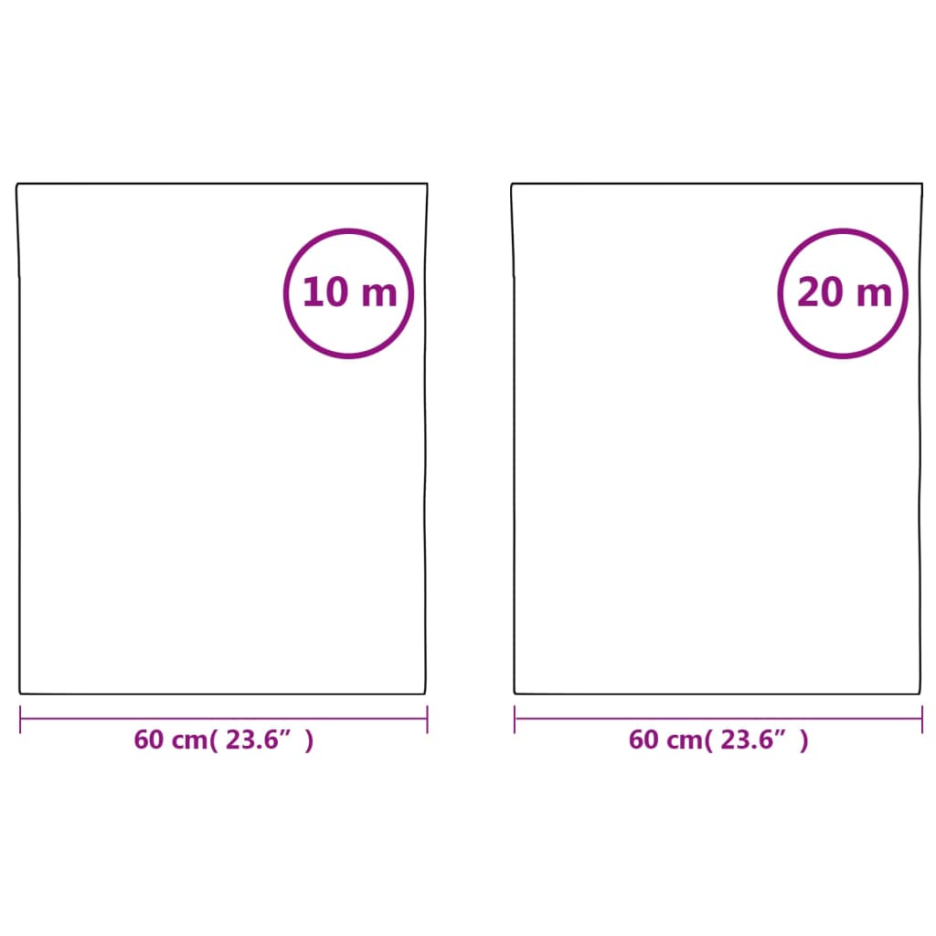 vidaXL vinduesfolie stribet PVC matteret