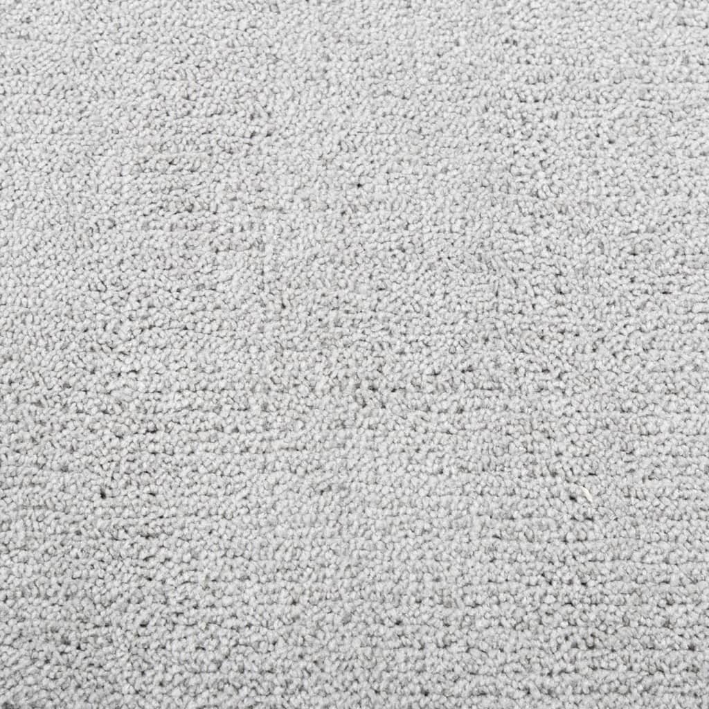 vidaXL gulvtæppe OVIEDO 120x170 cm kort luv grå