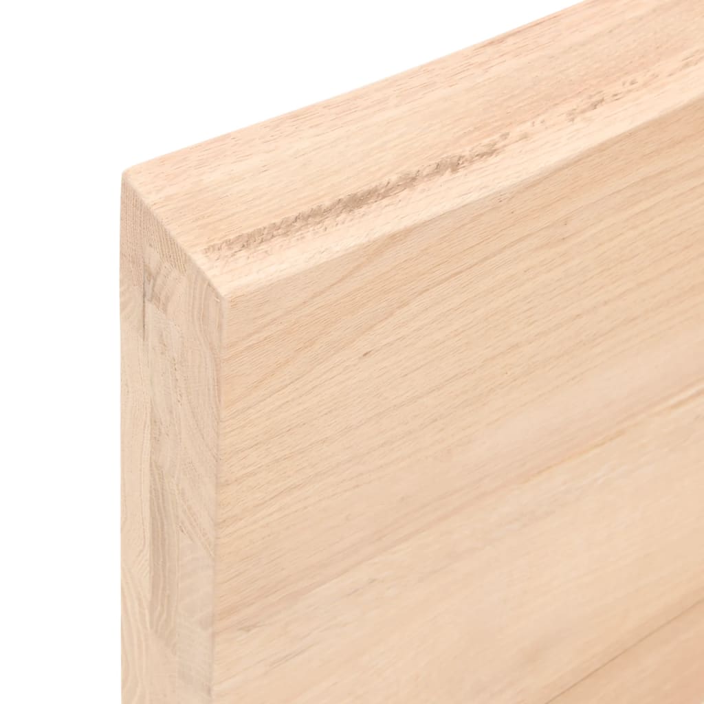 vidaXL bordplade 60x40x(2-6)cm naturlig kant ubehandlet massivt træ