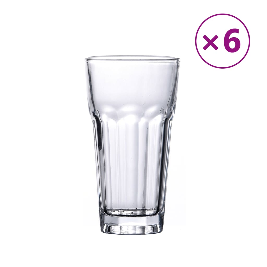 vidaXL ølglas 6 stk. 310 ml