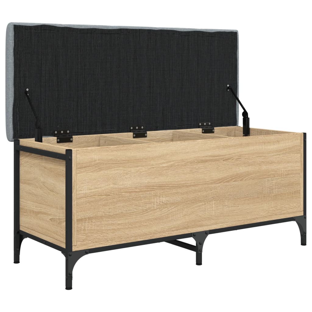 vidaXL skobænk 102x42x45 cm konstrueret træ sonoma-eg