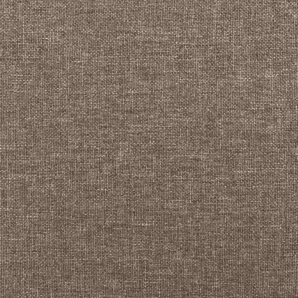 vidaXL sengeramme uden madras 140x190 cm stof gråbrun