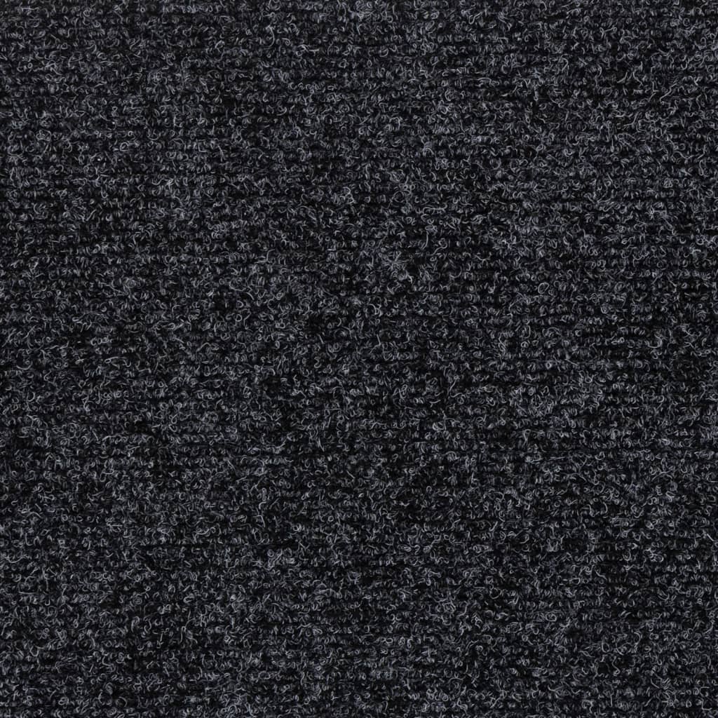 vidaXL selvklæbende trappemåtter 15 stk. 60x25 cm rektangulær grå