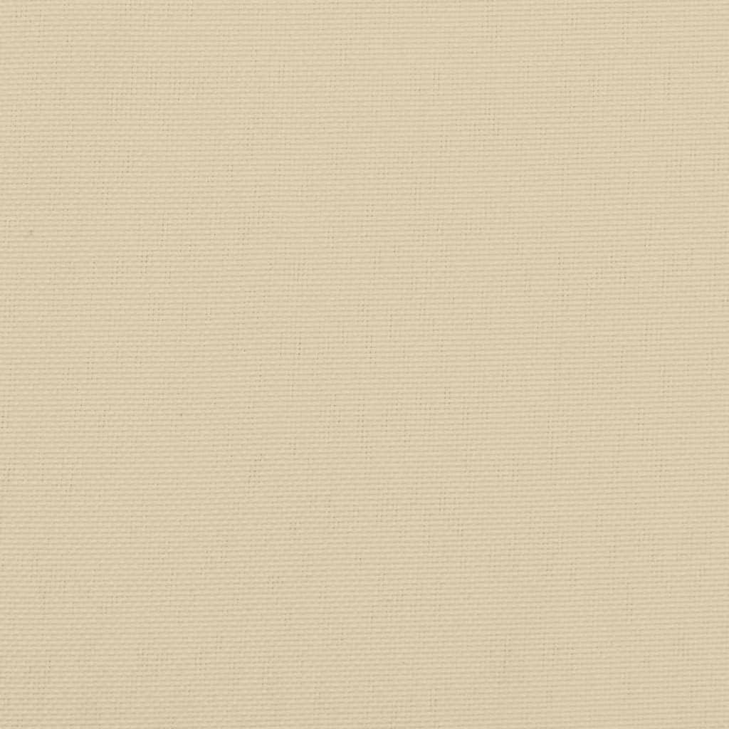 vidaXL stolehynder 4 stk. 40x40x7 cm oxfordstof beige