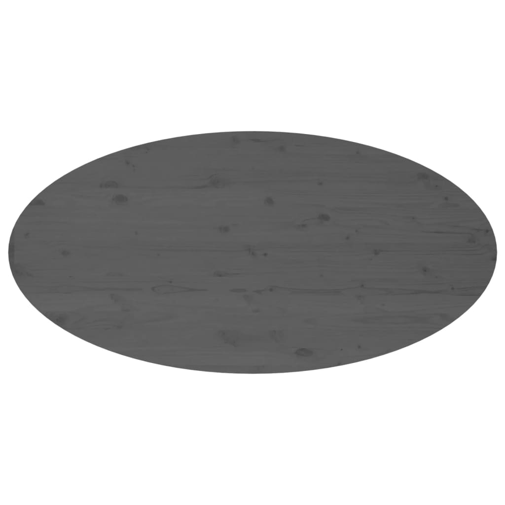 vidaXL sofabord 110x55x45 cm massivt fyrretræ grå
