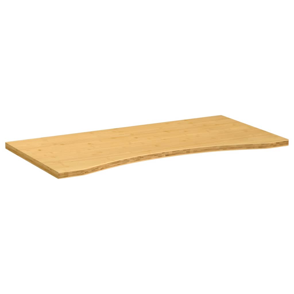 vidaXL bordplade til skrivebord 100x50x2,5 cm bambus