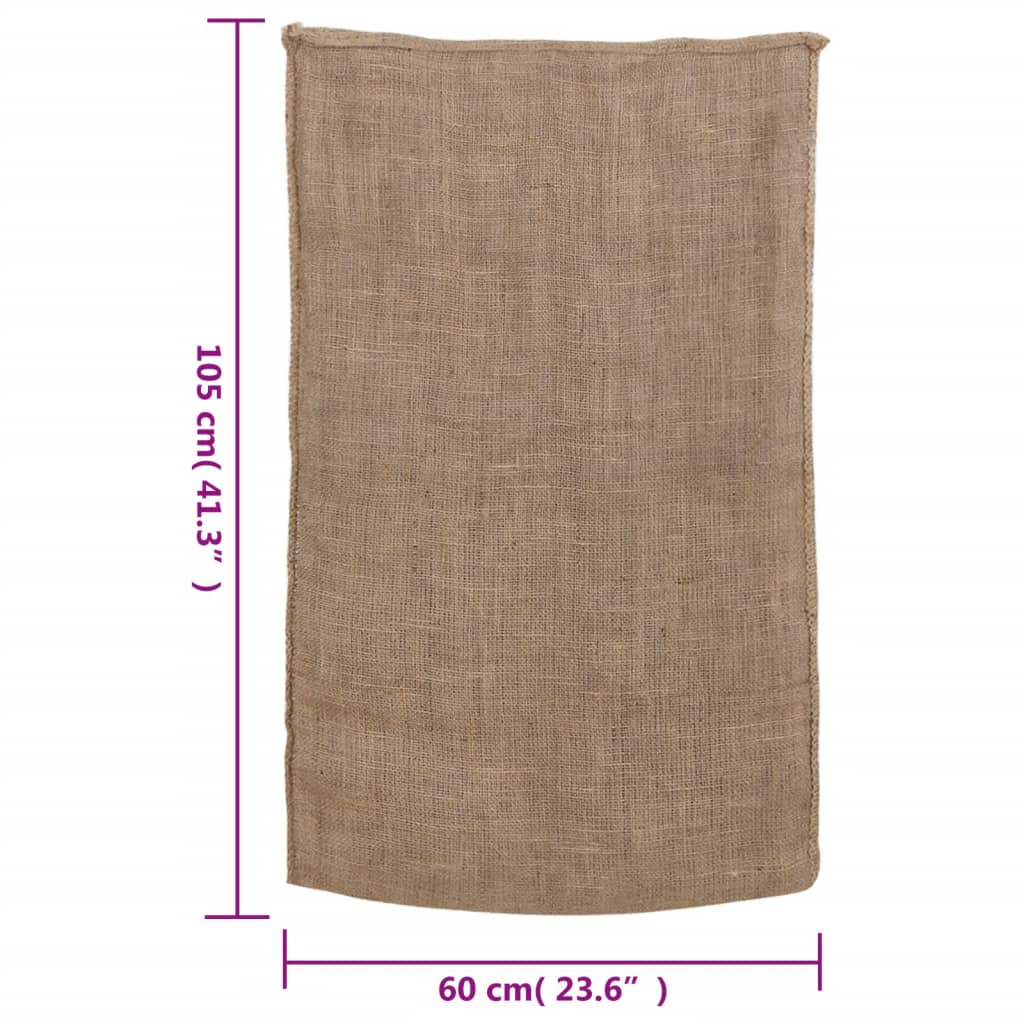 vidaXL jutesække 30 stk. 60x105 cm 100 % jute 220 g/m2