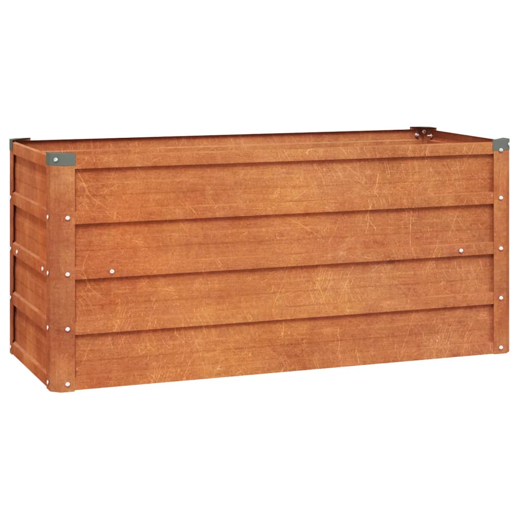 vidaXL højbed 100x40x45 cm cortenstål rustfarvet