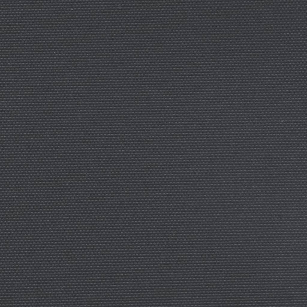 vidaXL sammenrullelig sidemarkise 160x1000 cm sort