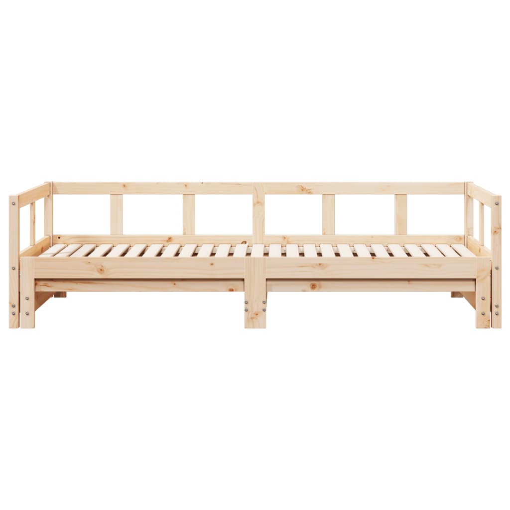 vidaXL daybed uden madras 80x200 cm massivt fyrretræ