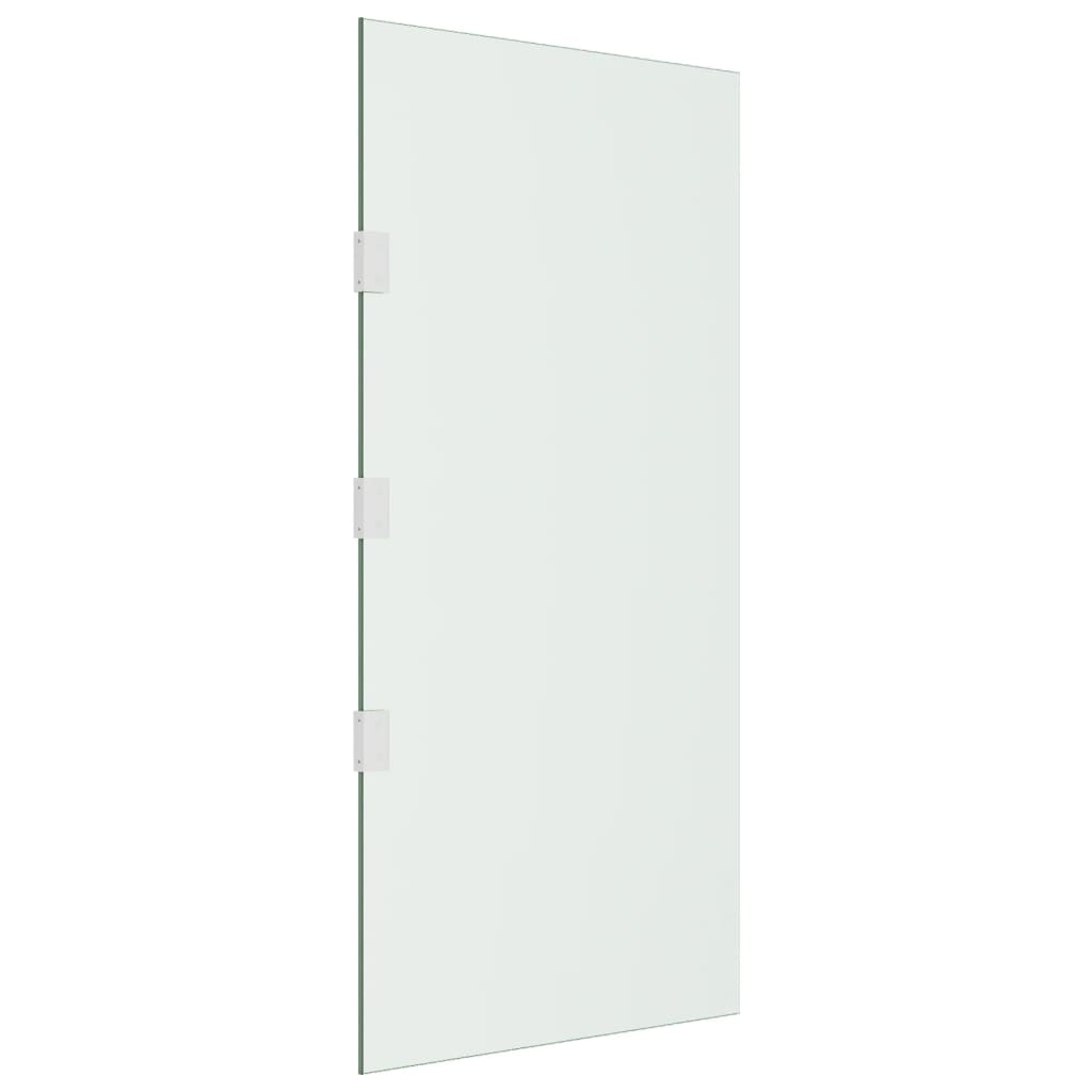 vidaXL sidepanel til dørbaldakin 50x100 cm hærdet glas transparent