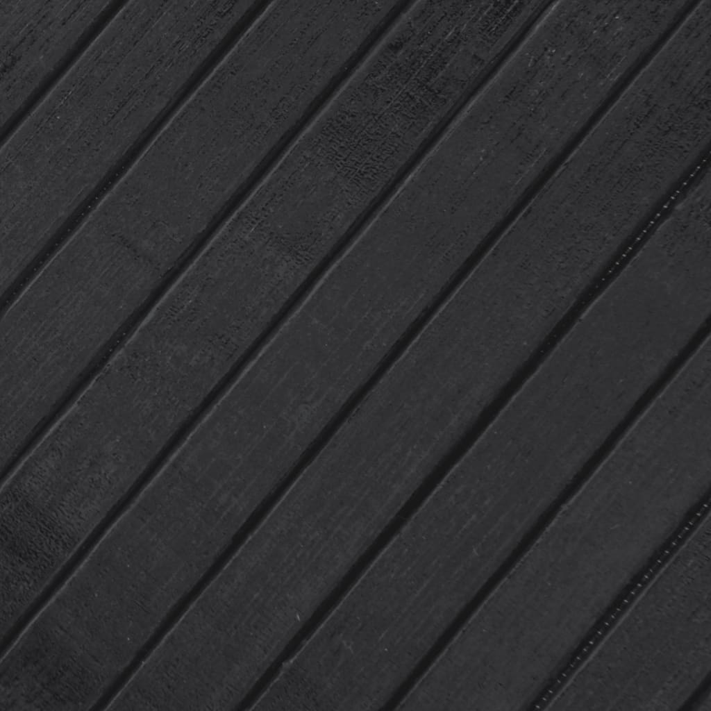 vidaXL gulvtæppe 70x500 cm rektangulær bambus grå