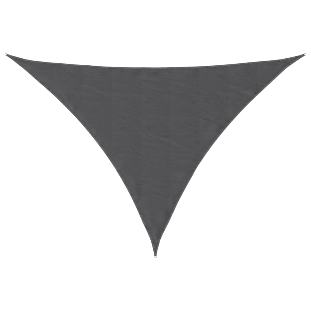 vidaXL solsejl 2,5x2,5x3,5 m oxfordstof trekantet antracitgrå