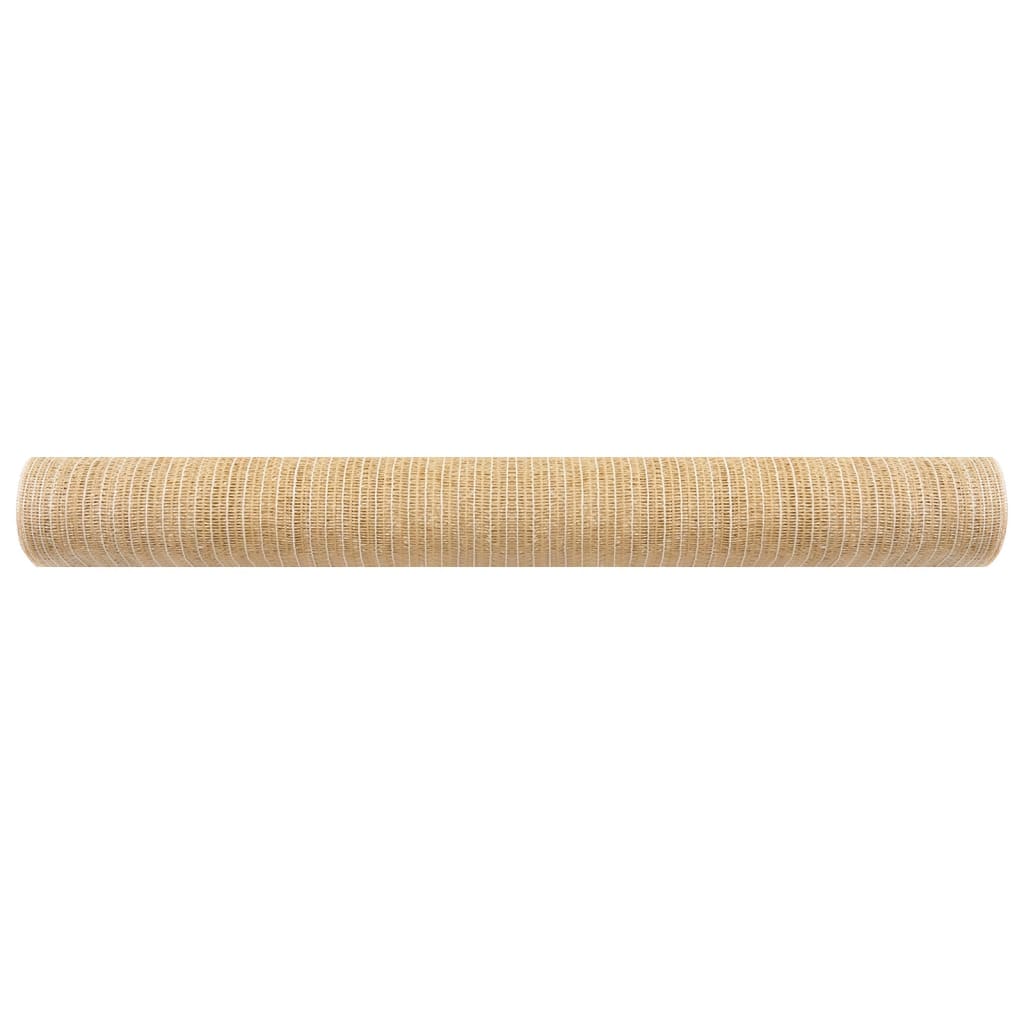 vidaXL afskærmning 1,5x25 m 150 g/m² HDPE beige