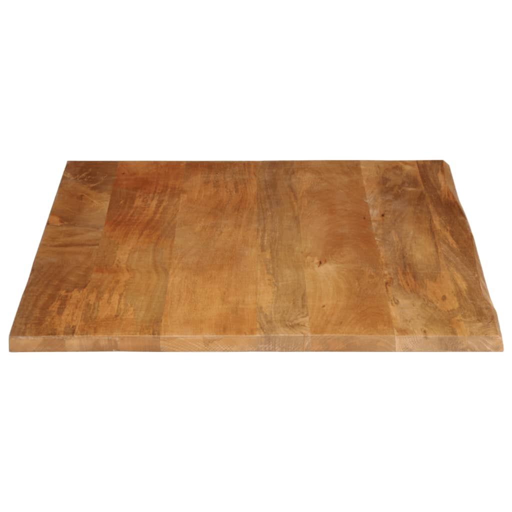 vidaXL bordplade 90x80x3,8 cm naturlig kant massivt mangotræ