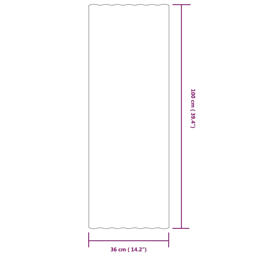 vidaXL tagplader 12 stk. 100x36 cm pulverlakeret stål antracitgrå