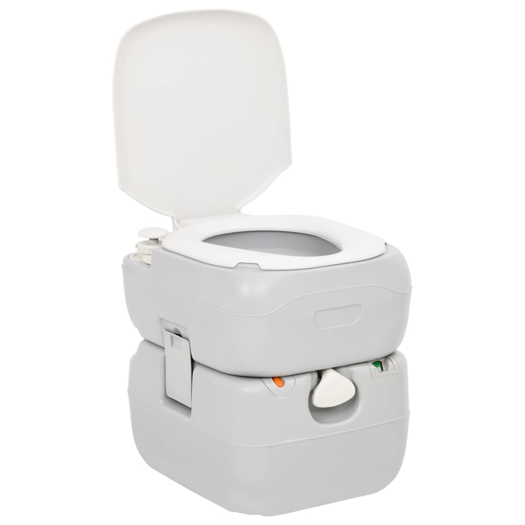 vidaXL transportabelt campingtoilet og håndvask