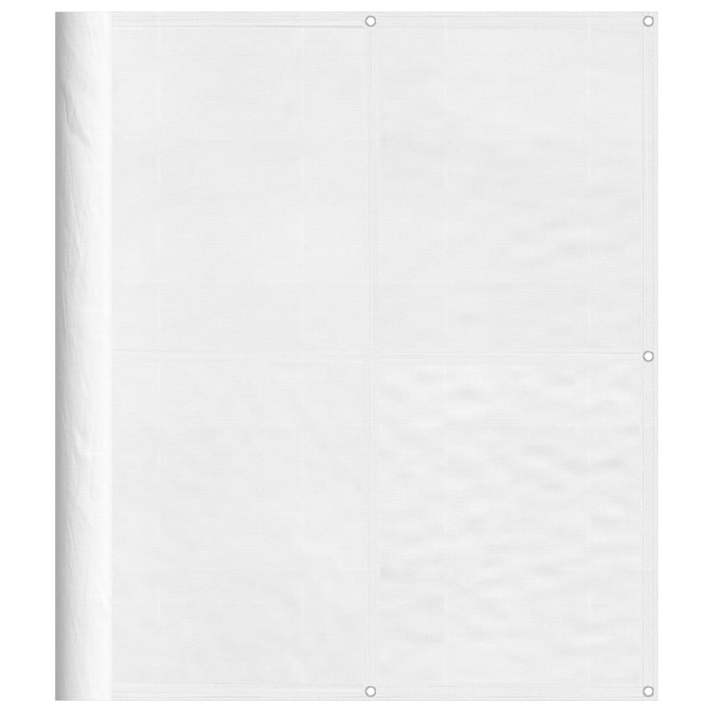vidaXL altanafskærmning 120x1000 cm 100 % polyester hvid