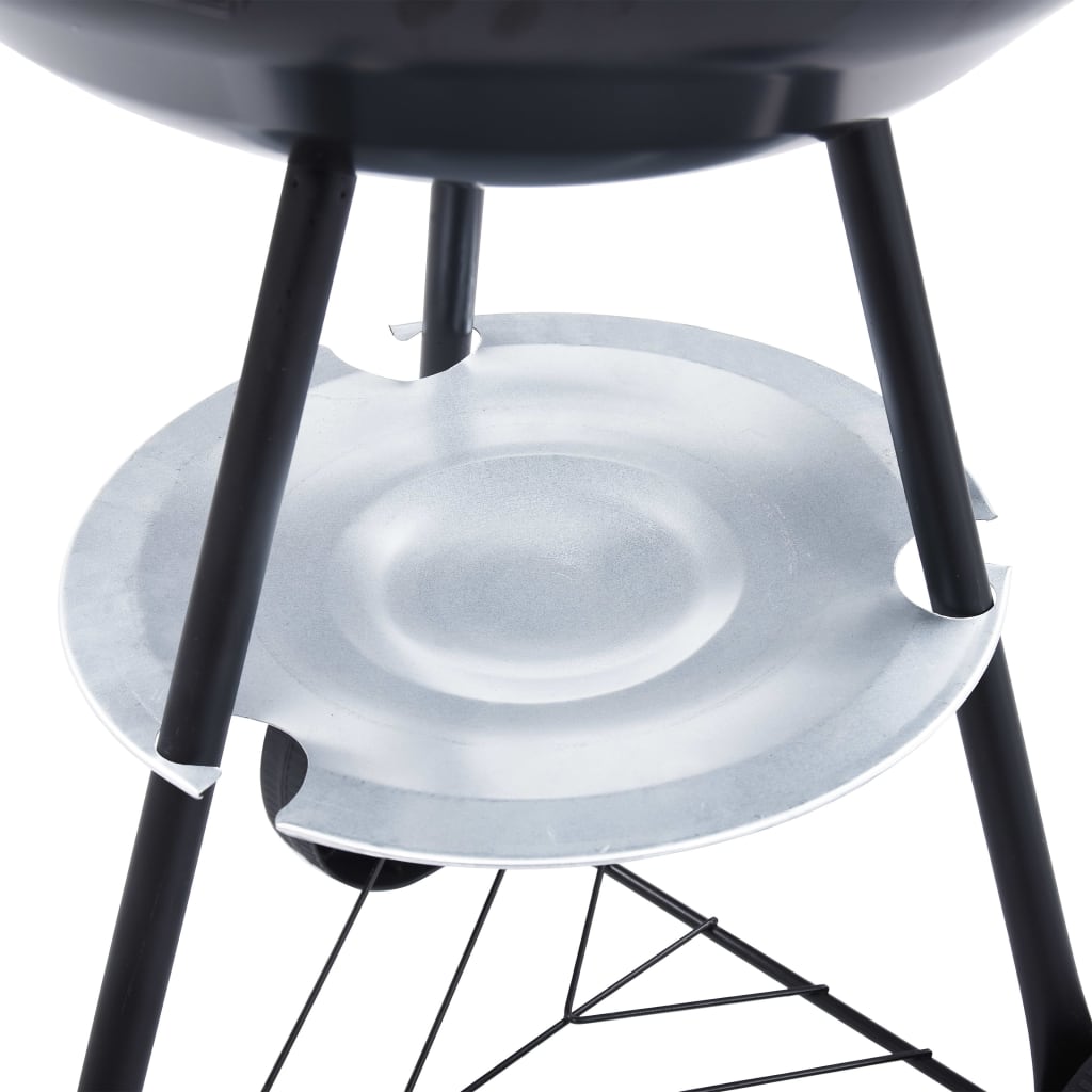 vidaXL kulgrill med hjul str. XXL transportabel 44 cm