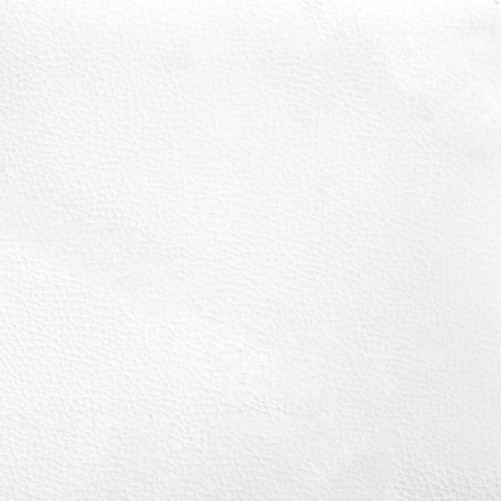 vidaXL sengeramme med sengegavl 80x200 cm kunstlæder hvid