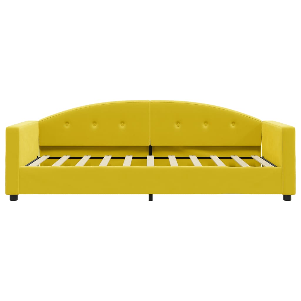 vidaXL daybed 80x200 cm velour gul