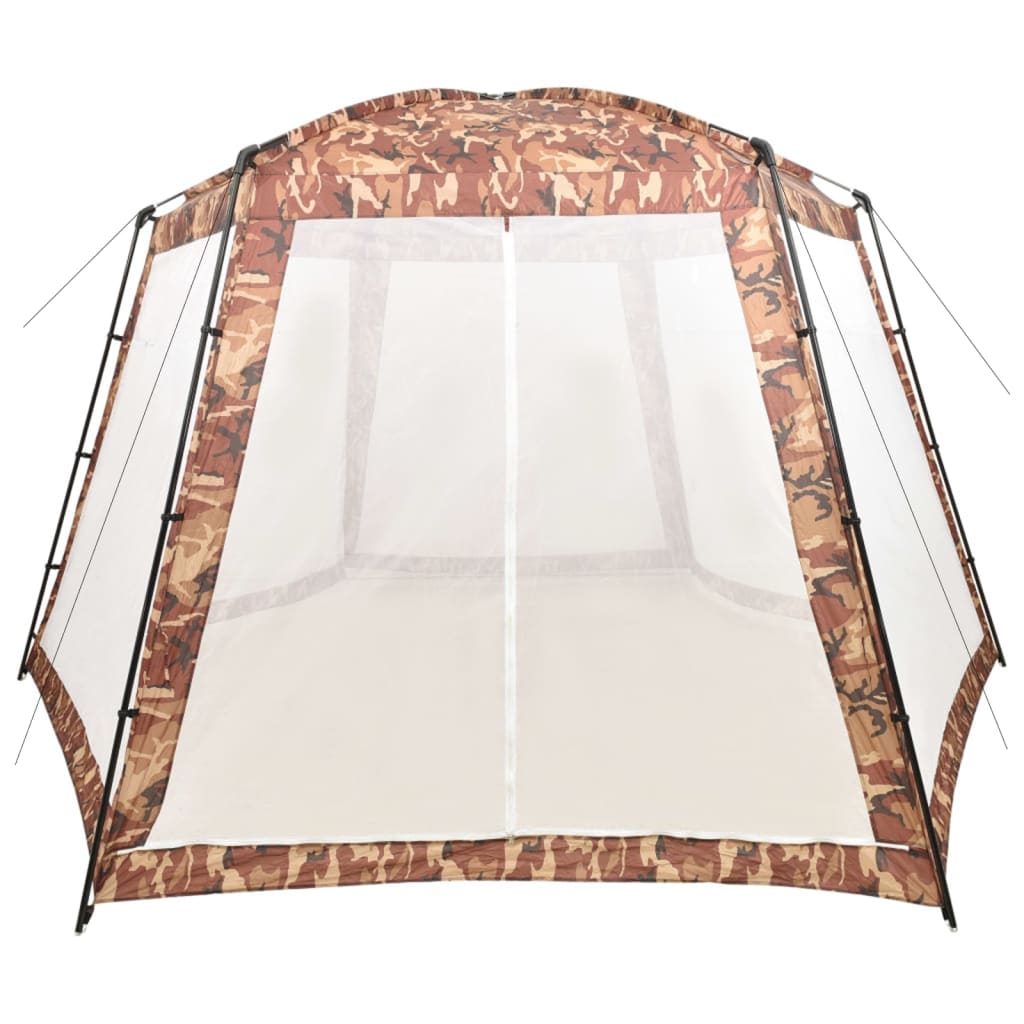 vidaXL pooltelt 500x433x250 cm stof camouflagefarvet