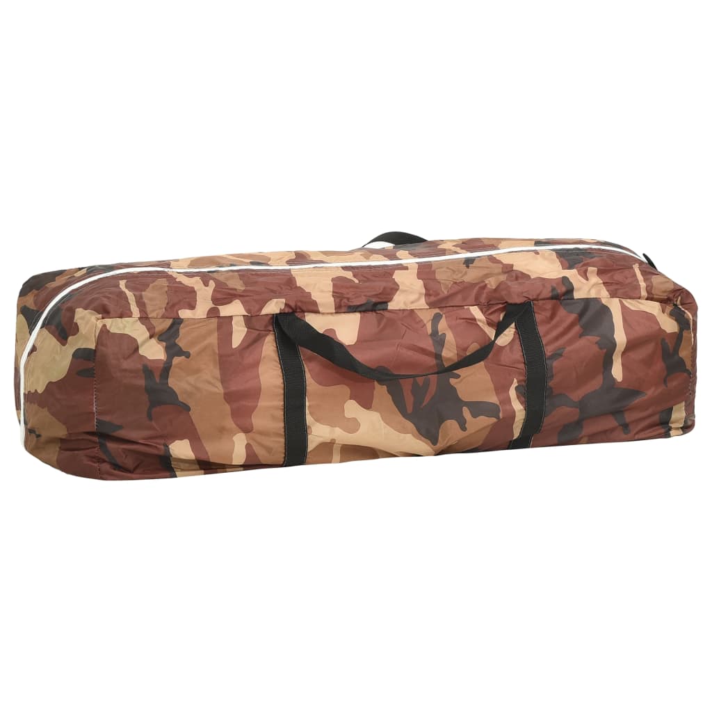 vidaXL pooltelt 500x433x250 cm stof camouflagefarvet